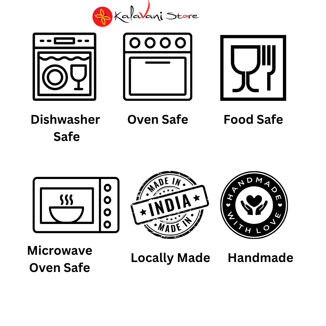 BLUE COLOR CERAMIC MUG/CUP (SET OF 2)