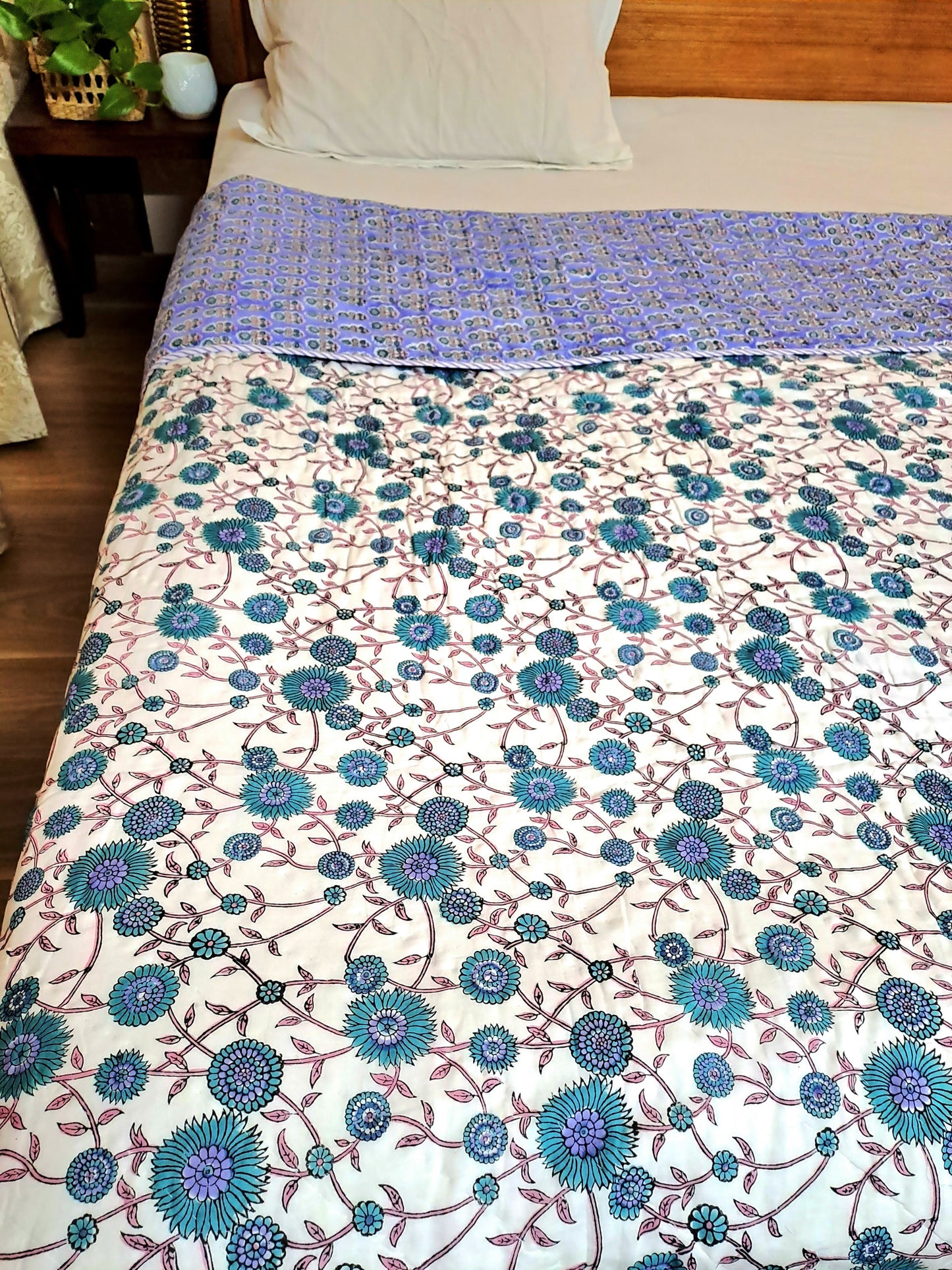 PREMIUM QUALITY HAND BLOCK PRINT DOUBLE QUILT
