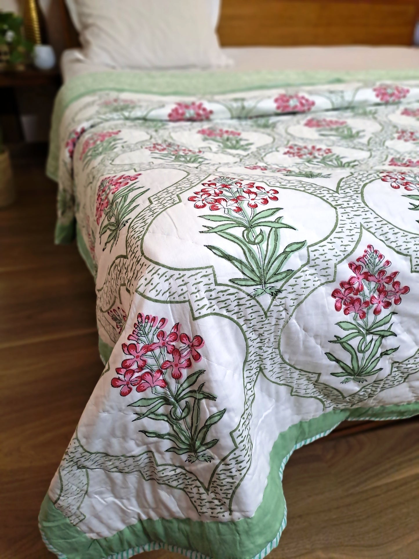 PREMIUM QUALITY HAND BLOCK PRINT DOUBLE QUILT
