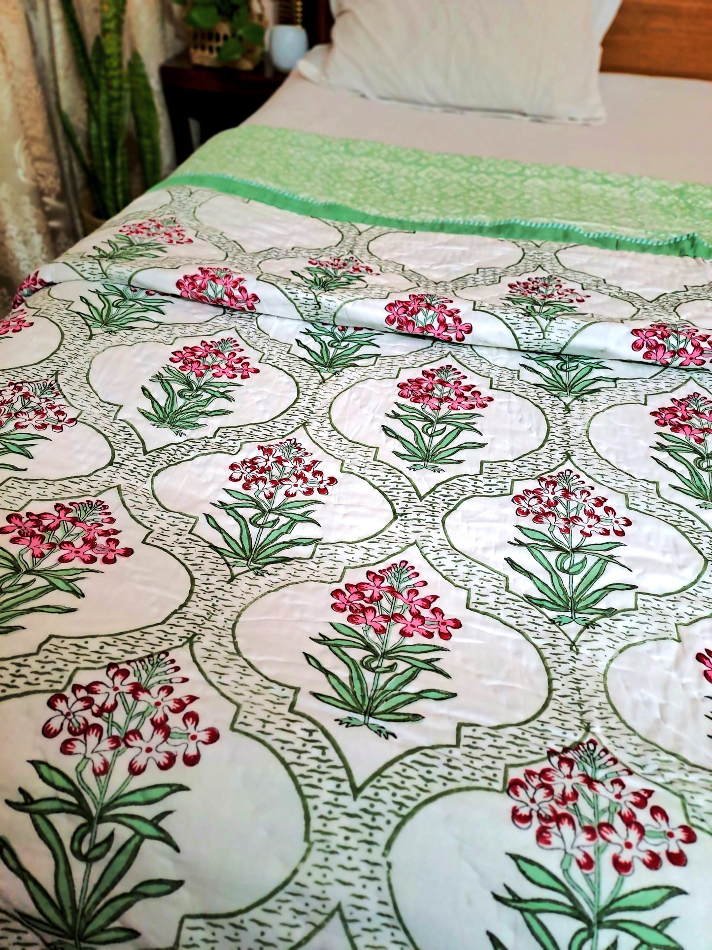 PREMIUM QUALITY HAND BLOCK PRINT DOUBLE QUILT