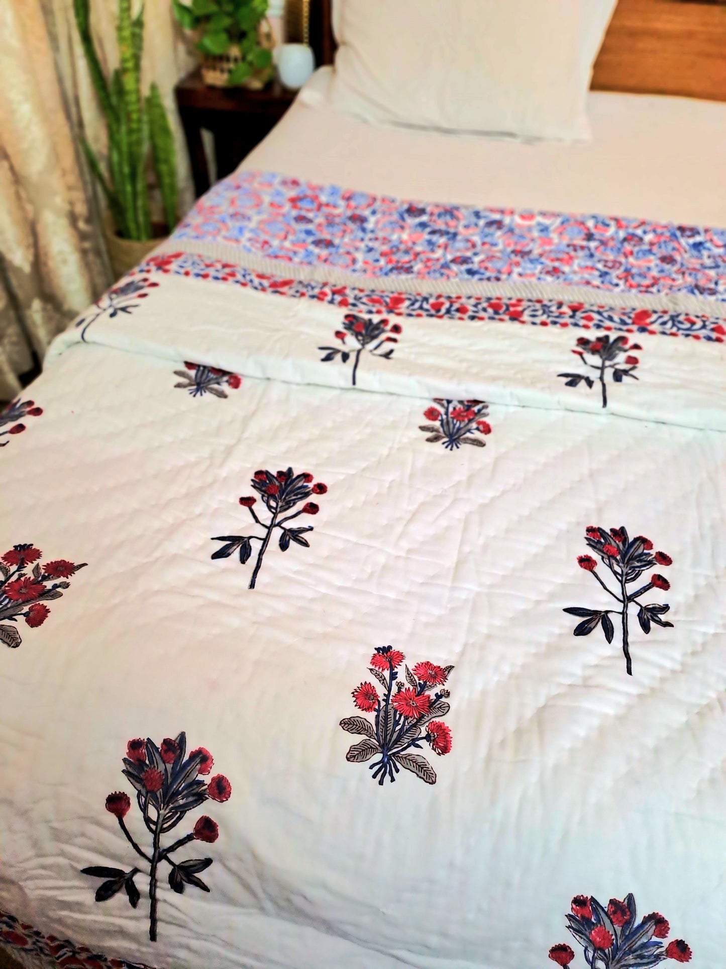 PREMIUM QUALITY HAND BLOCK PRINT DOUBLE QUILT