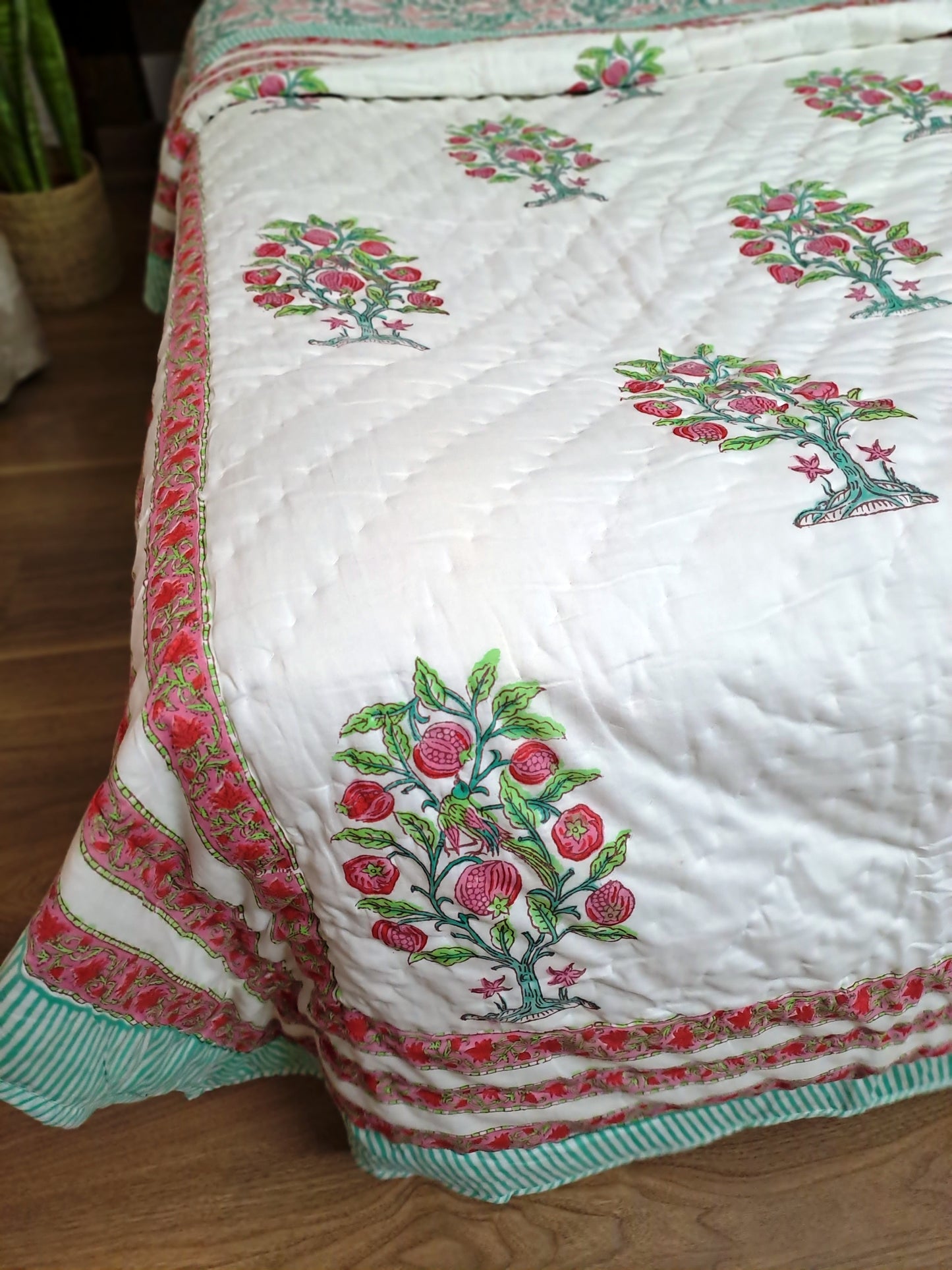 PREMIUM QUALITY HAND BLOCK PRINT DOUBLE QUILT