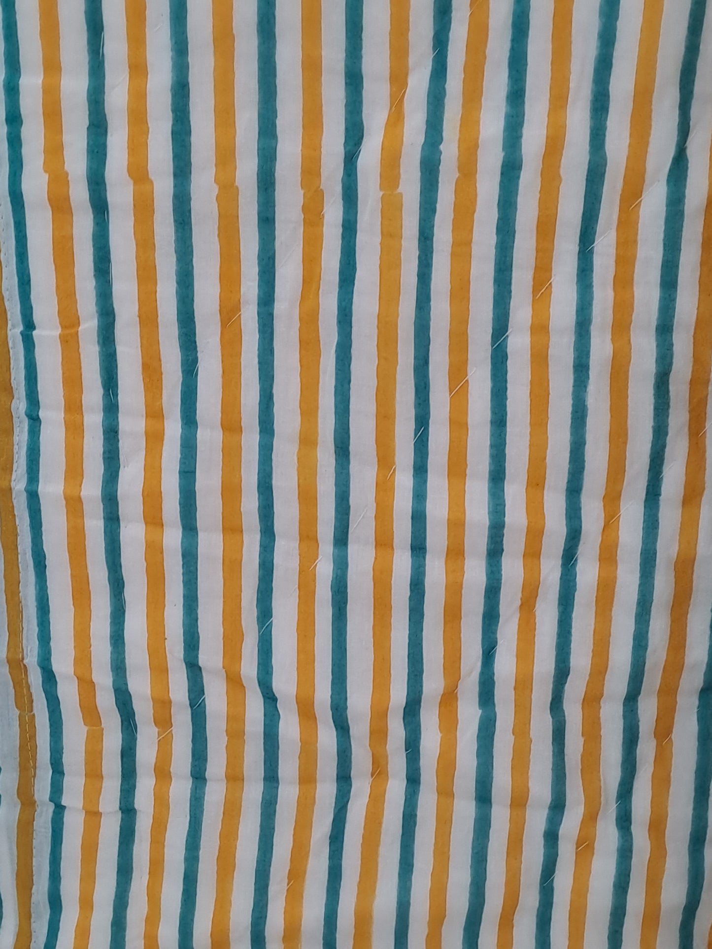 HANDBLOCK PRINTED REVERSIBLE COTTON KIDS (SINGLE) QUILT