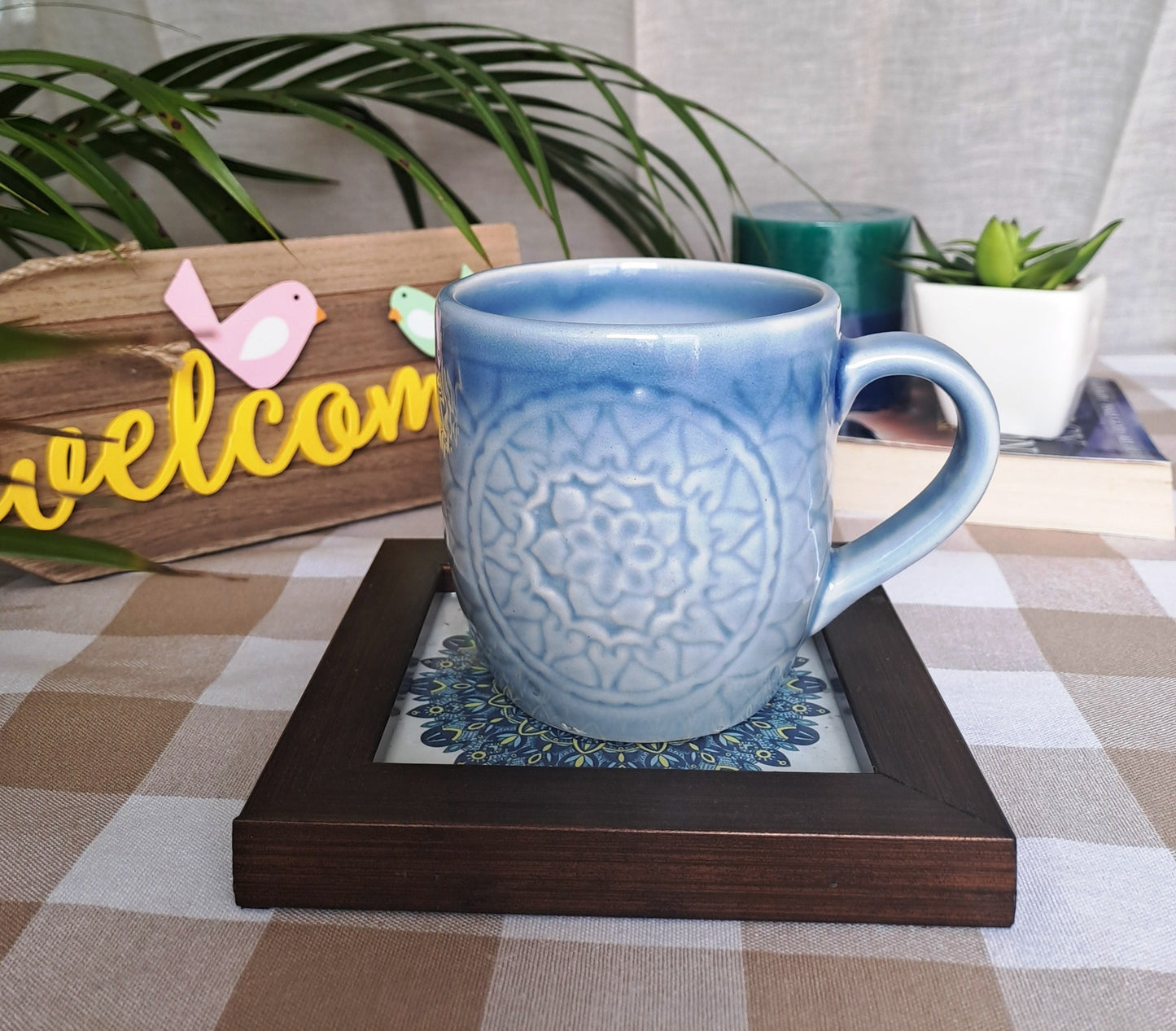 SKY BLUE COLOR MUG/CUP (SET OF 2)