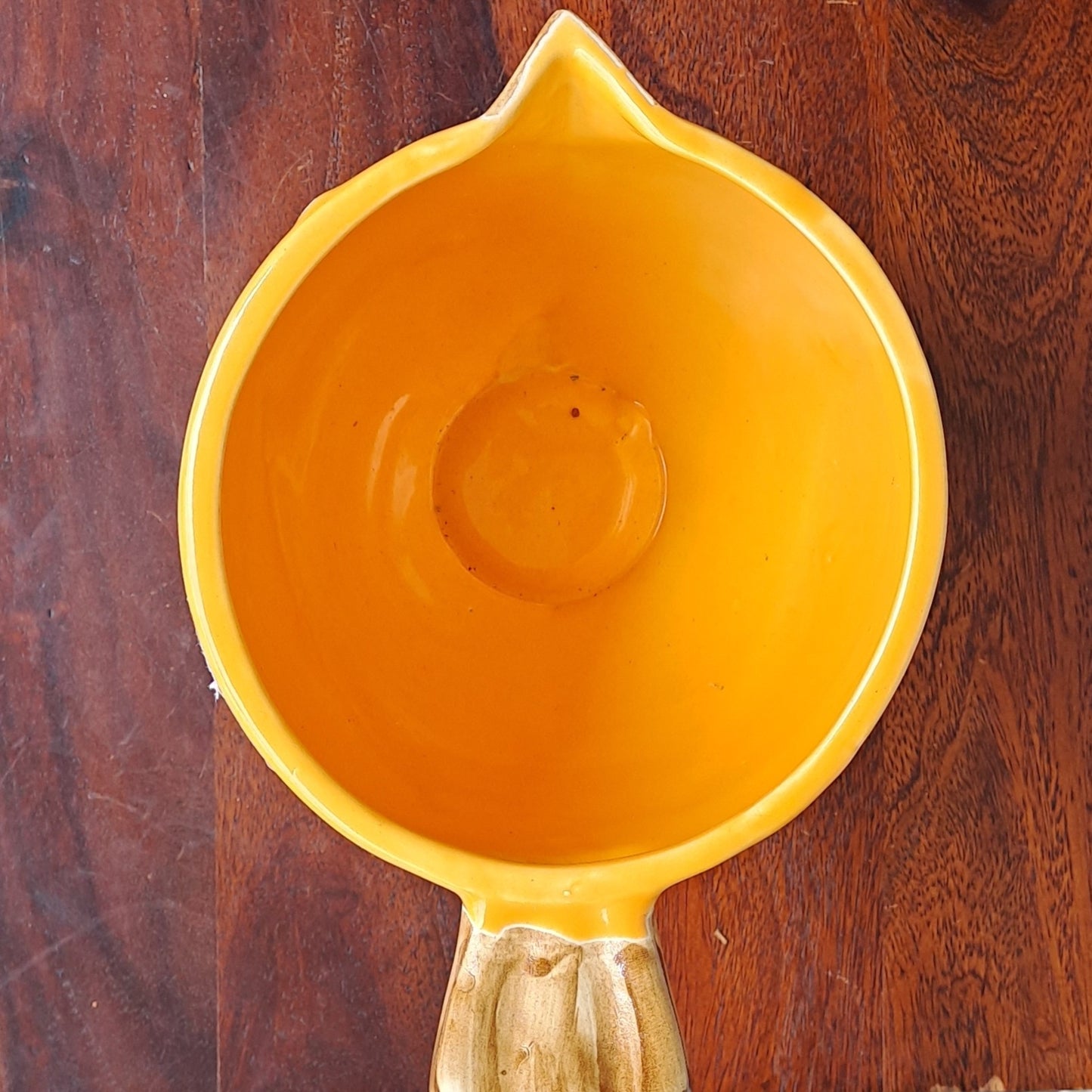 CERAMIC YELLOW BIG BIRD PLANTER