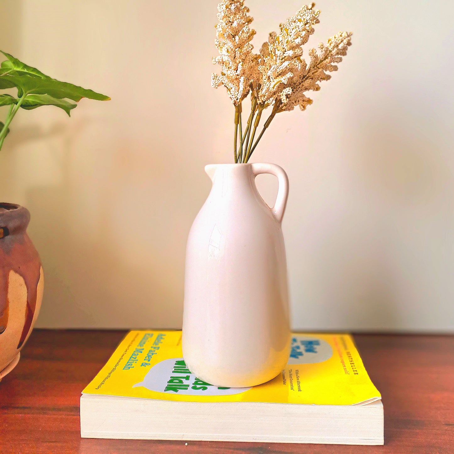WHITE CERAMIC VASE