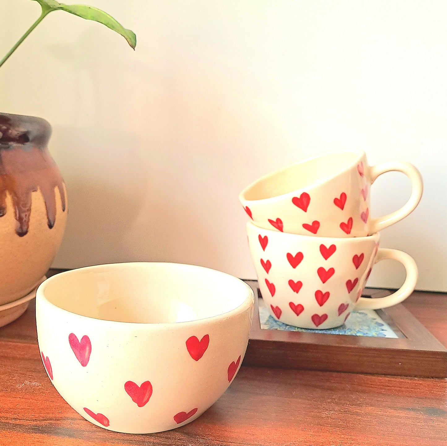 HANDPAINTED CERAMIC BOWL