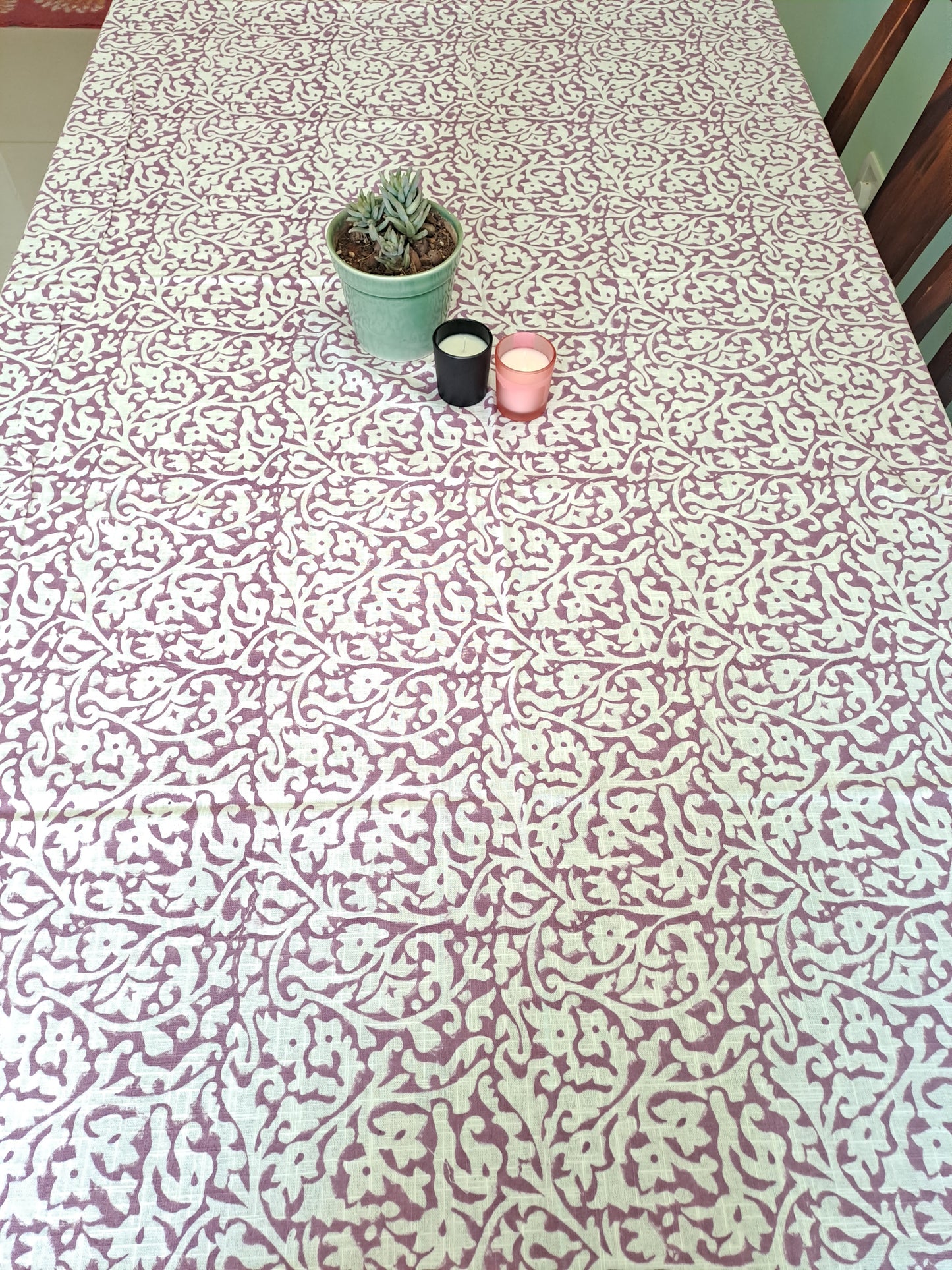 6 SEATER HAND BLOCK PRINT TABLE CLOTH