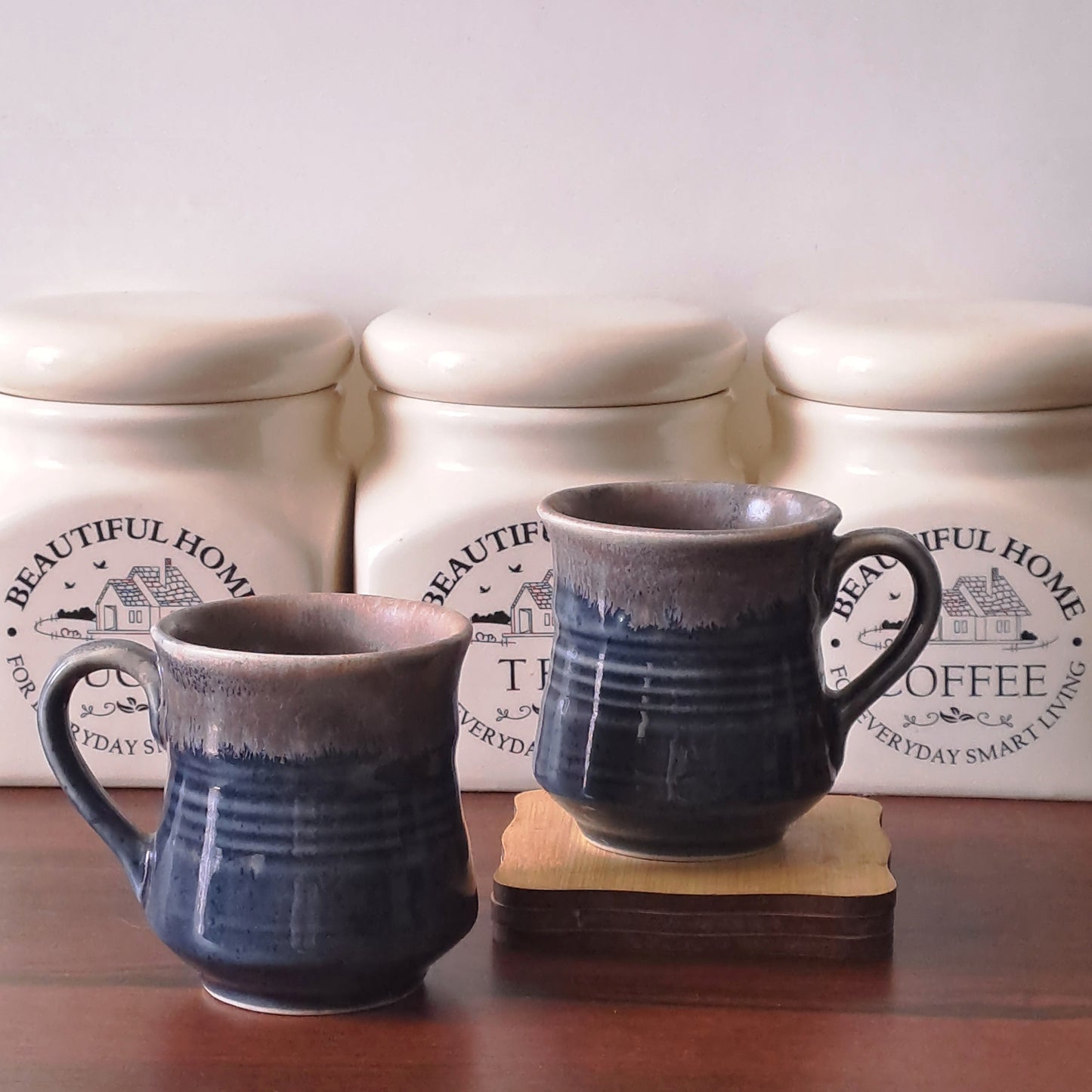 BLUE COLOUR SMALL CUP(Set of two )