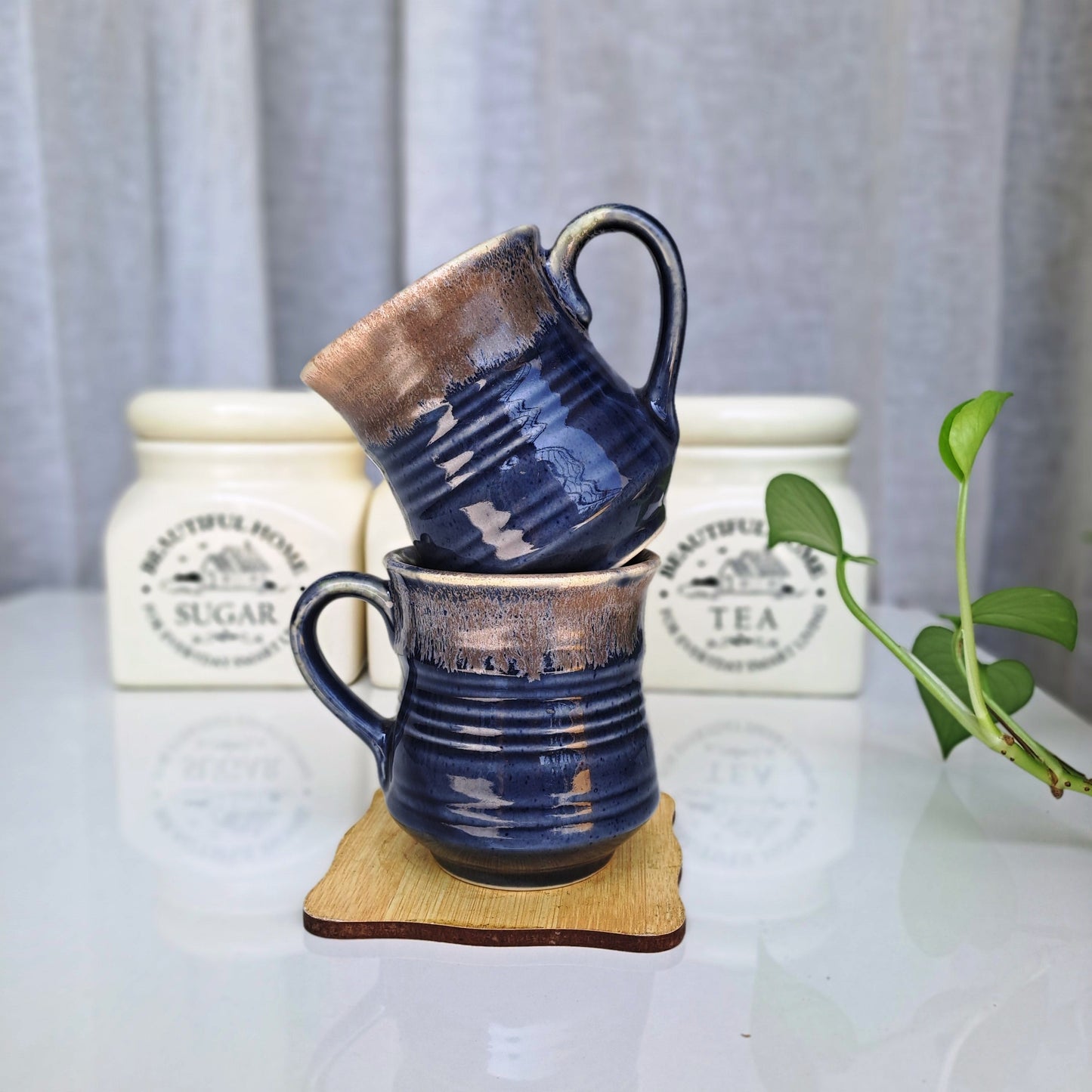 BLUE COLOUR SMALL CUP(Set of two )