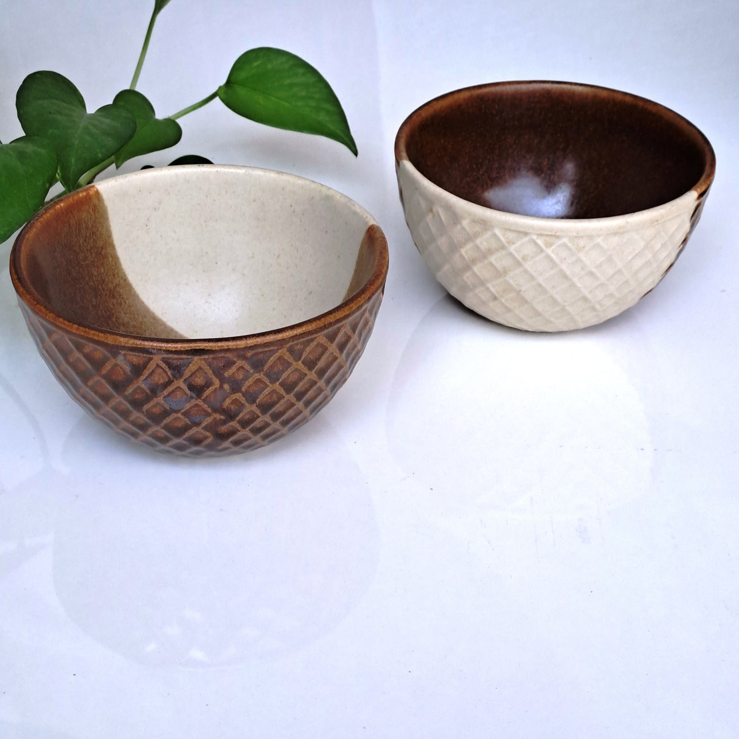 CERAMIC NUTS BOWL (SET OF 2)