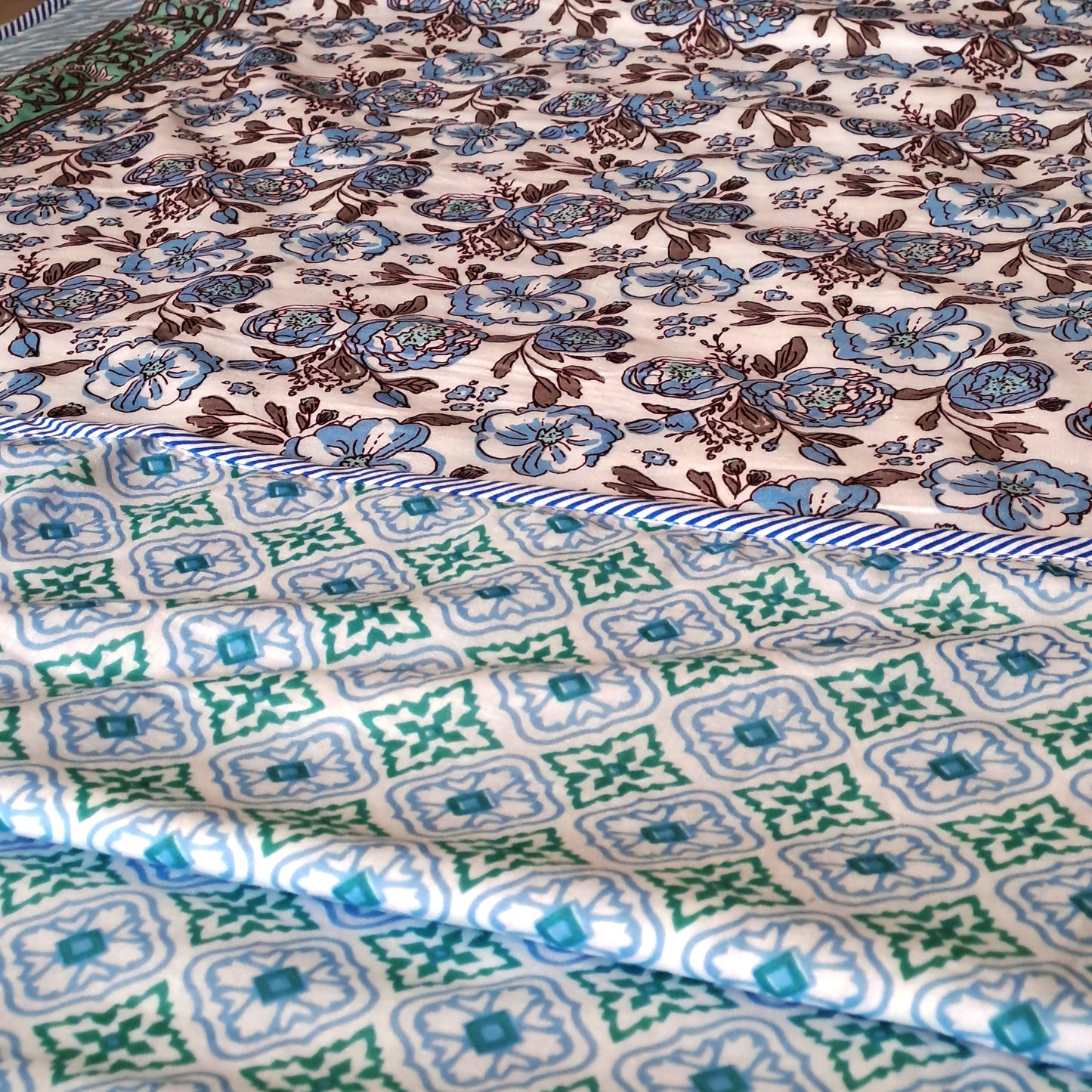 PRINTED SINGLE DOHAR SET OF 2