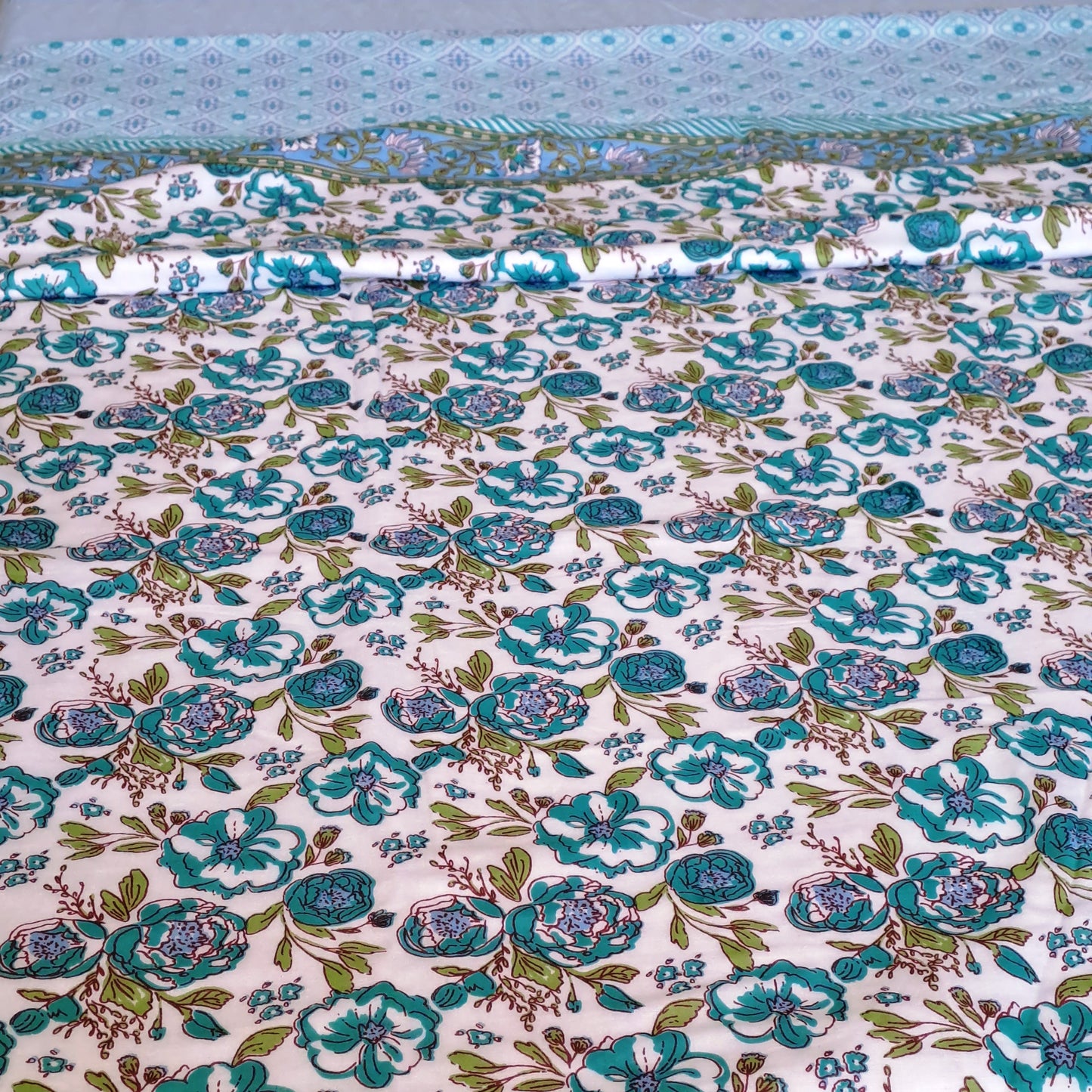 PRINTED SINGLE DOHAR SET OF 2