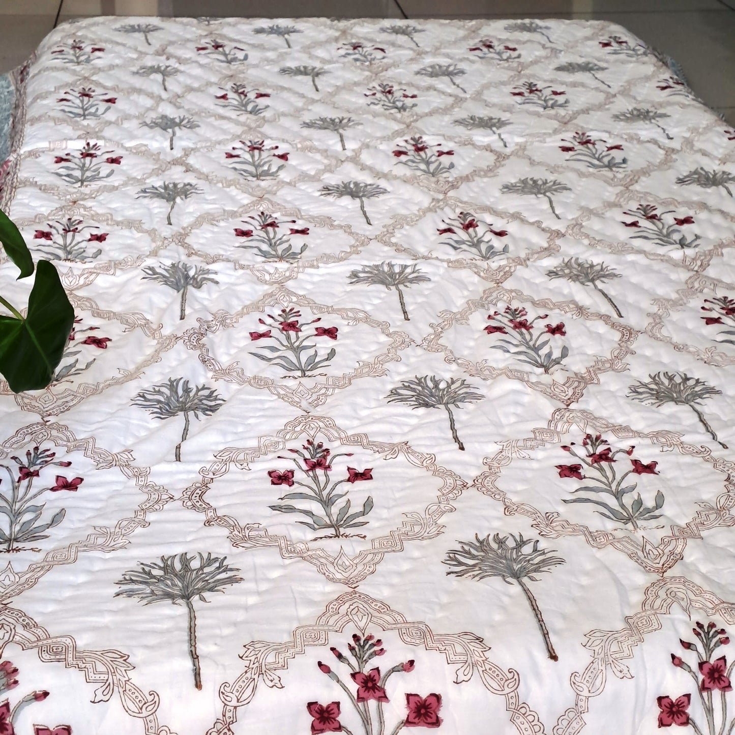 PREMIUM QUALITY HAND BLOCK PRINT SINGLE QUILT