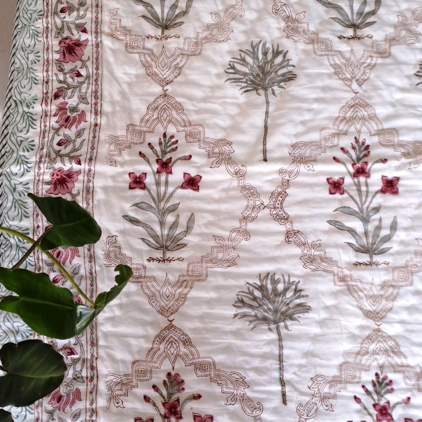 PREMIUM QUALITY HAND BLOCK PRINT SINGLE QUILT