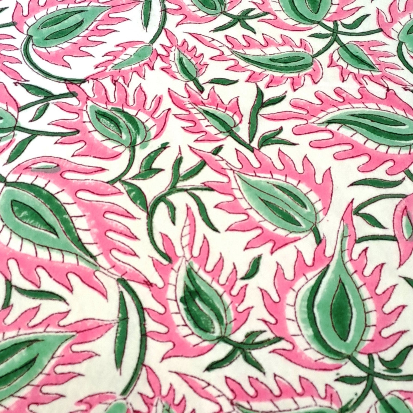 100% COTTON HAND BLOCK PRINT DOUBLE BEDSHEET