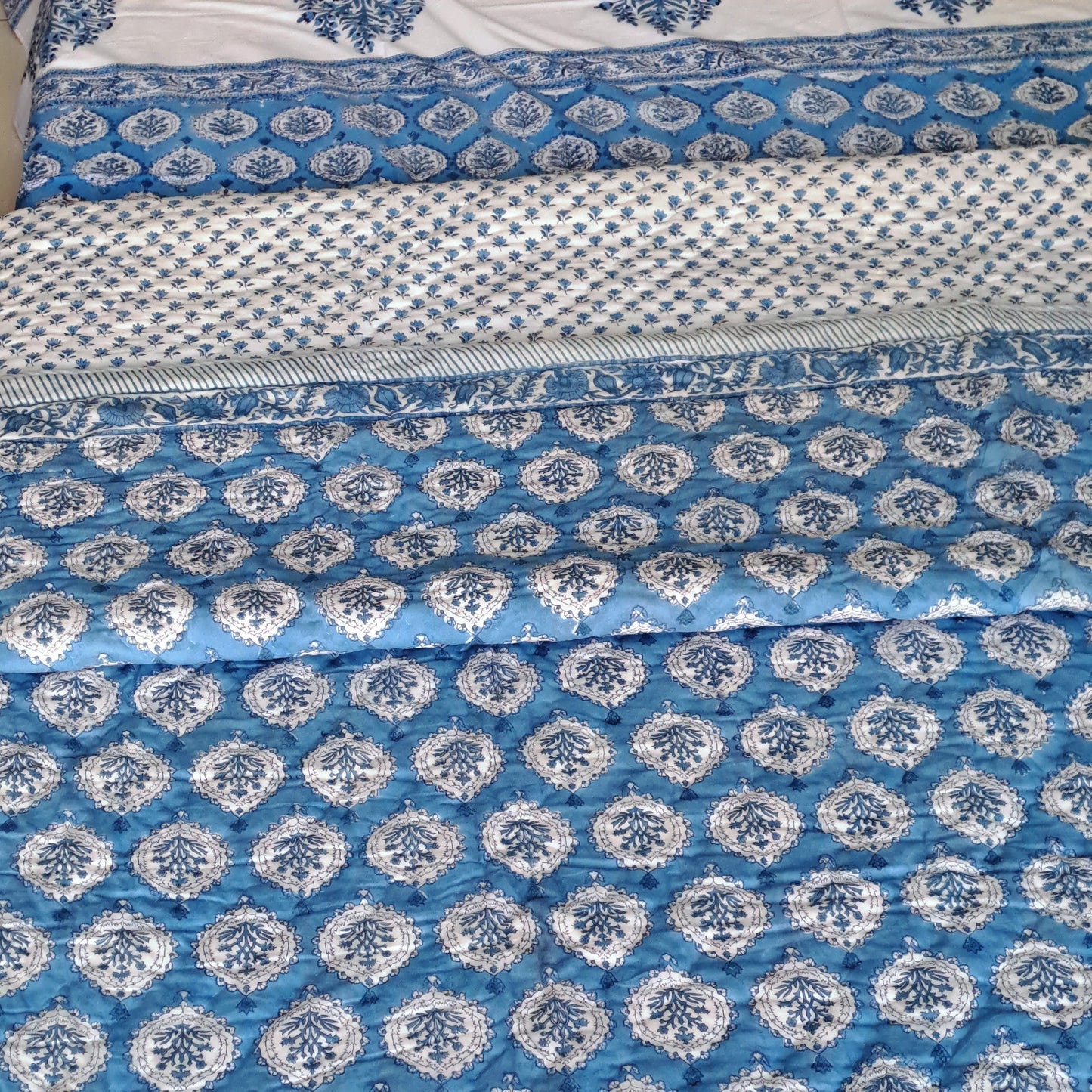 PREMIUM QUALITY HAND BLOCK PRINT DOUBLE QUILT
