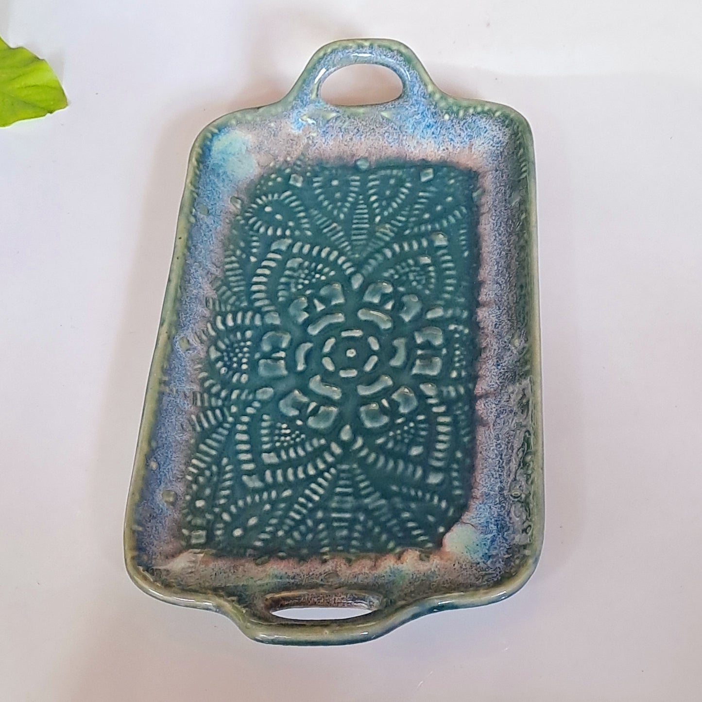 CERAMIC GREEN PLATTER
