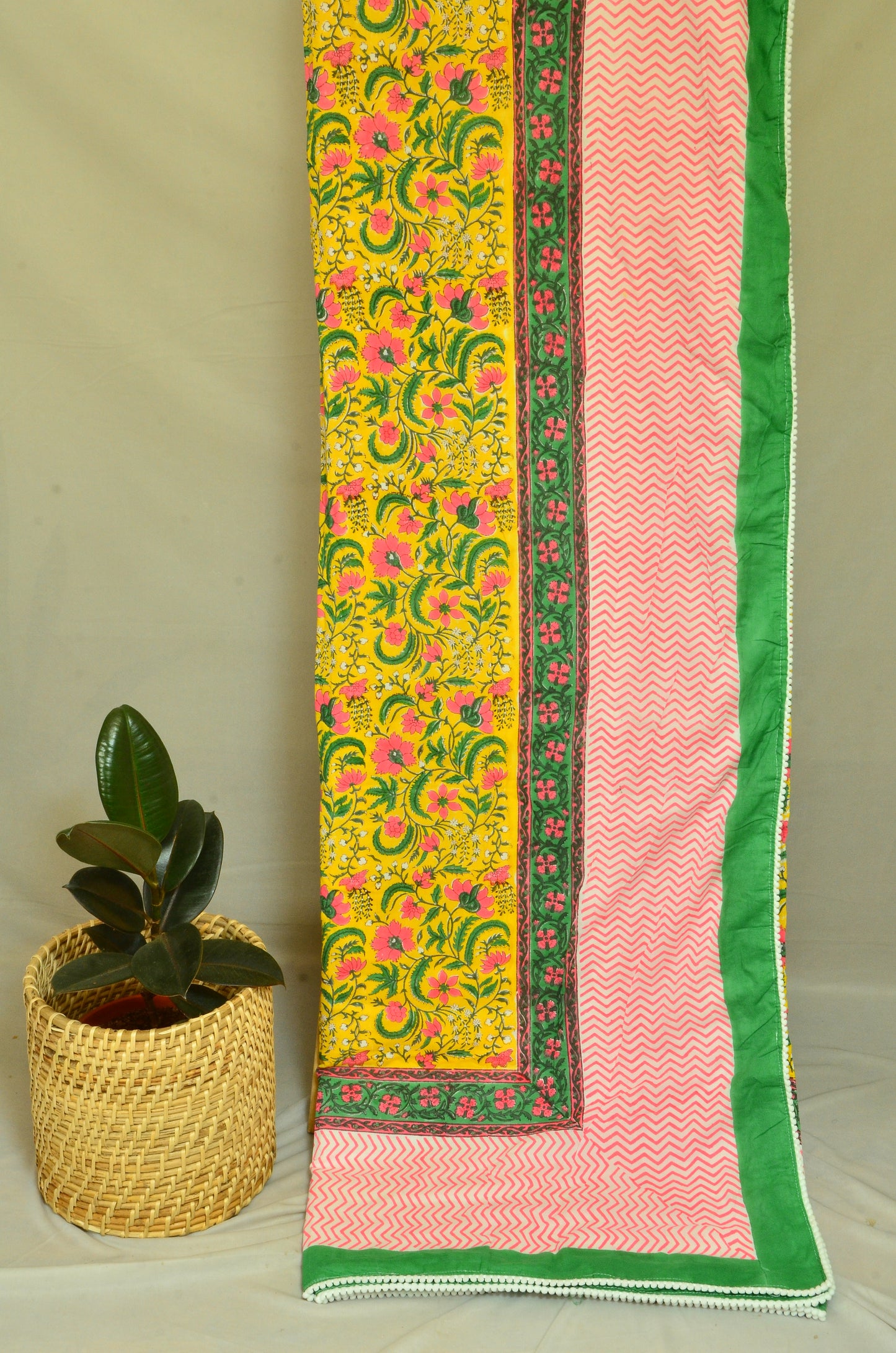PREMIUM QUALITY HAND BLOCK PRINT DOUBLE DOHAR