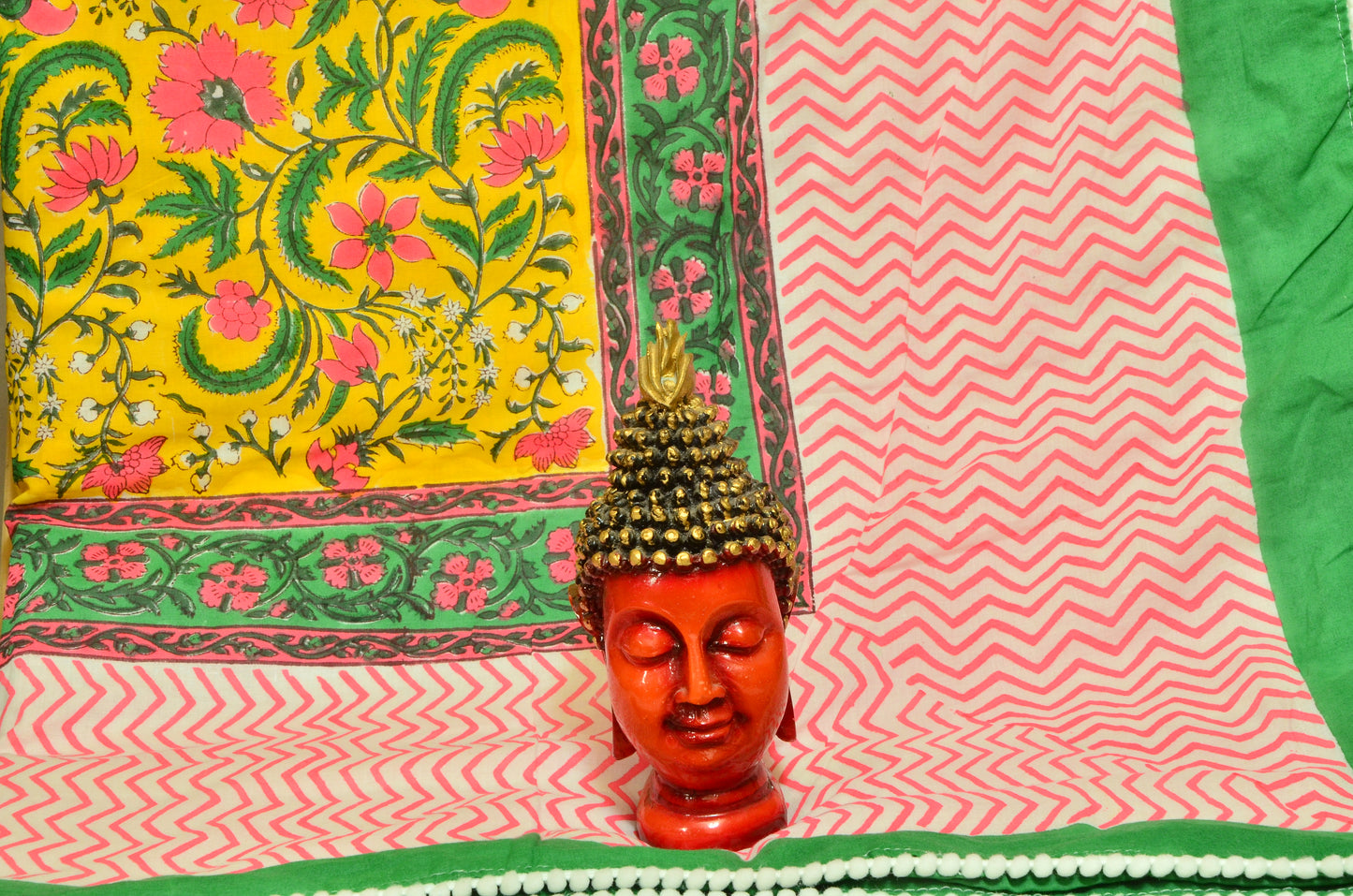 PREMIUM QUALITY HAND BLOCK PRINT DOUBLE DOHAR