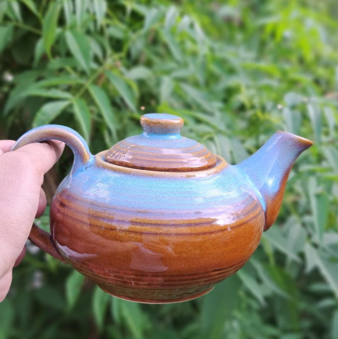 Ceramic Tea pot, sugar pot and creamer set