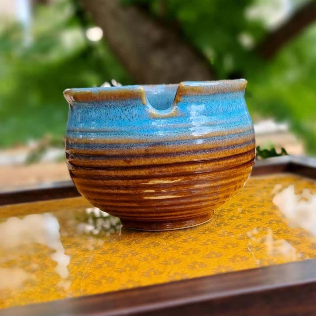 Ceramic Tea pot, sugar pot and creamer set