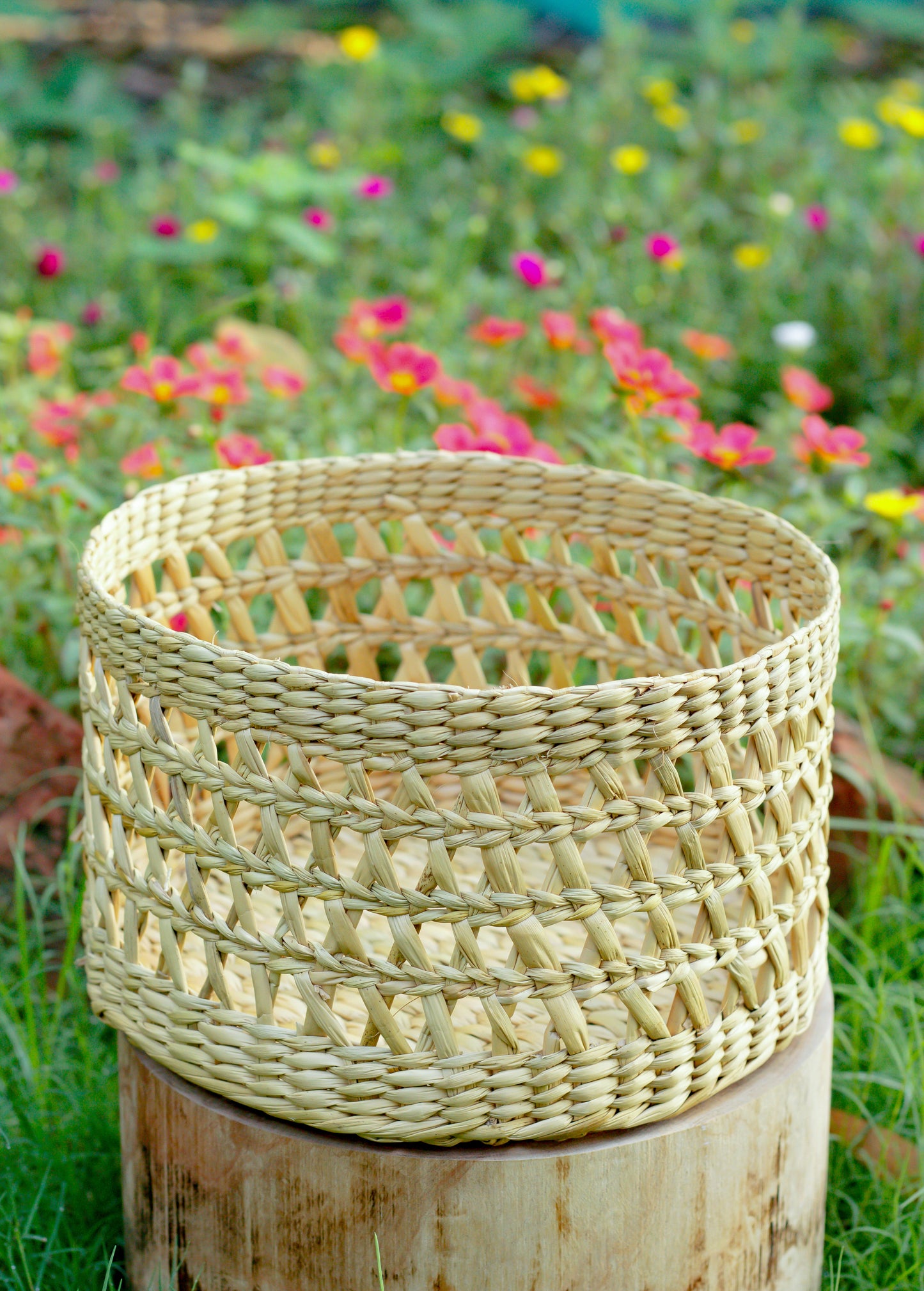 Kauna Grass Jali basket