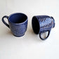 BLUE COLOR CERAMIC MUG/CUP (SET OF 2)