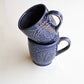 BLUE COLOR CERAMIC MUG/CUP (SET OF 2)