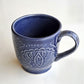 BLUE COLOR CERAMIC MUG/CUP (SET OF 2)