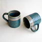 GREEN COLOR CERAMIC MUG/CUP(SET OF 2)