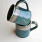 GREEN COLOR CERAMIC MUG/CUP(SET OF 2)
