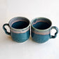 GREEN COLOR CERAMIC MUG/CUP (SET OF 2)