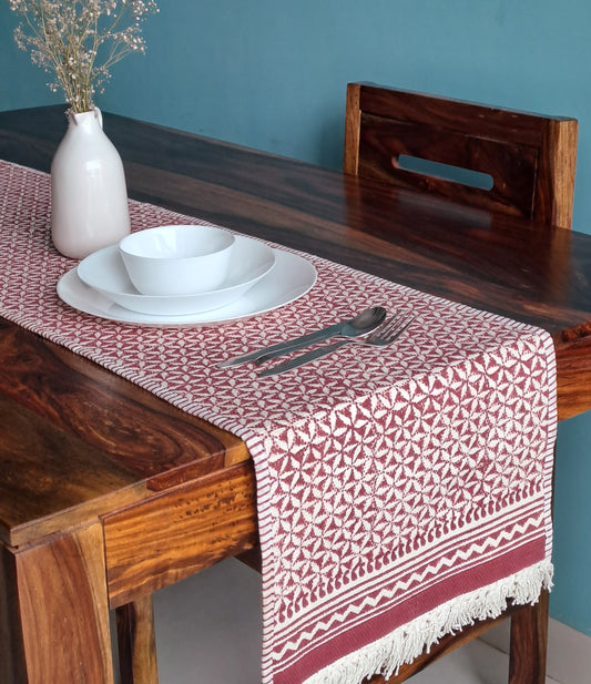 HANDBLOCK PRINT TABLE RUNNER
