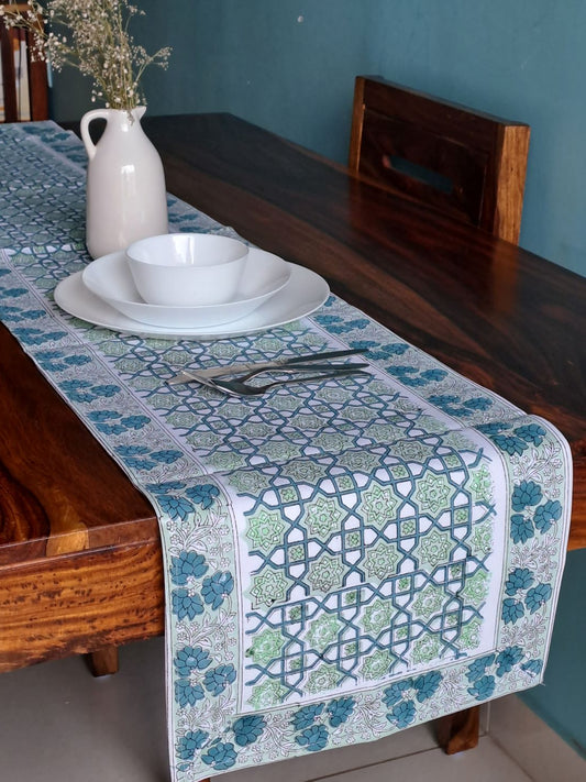 HANDBLOCK PRINT TABLE RUNNER