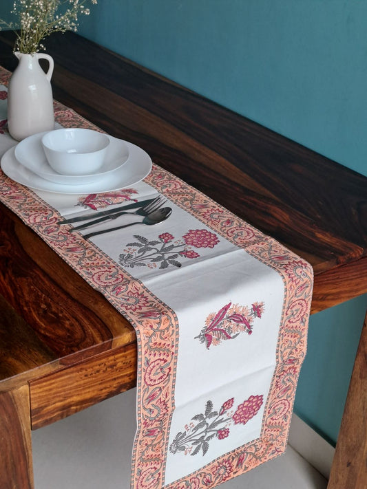 HANDBLOCK PRINT TABLE RUNNER