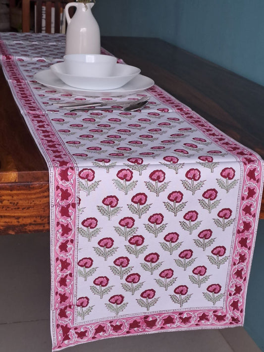 HANDBLOCK PRINT TABLE RUNNER