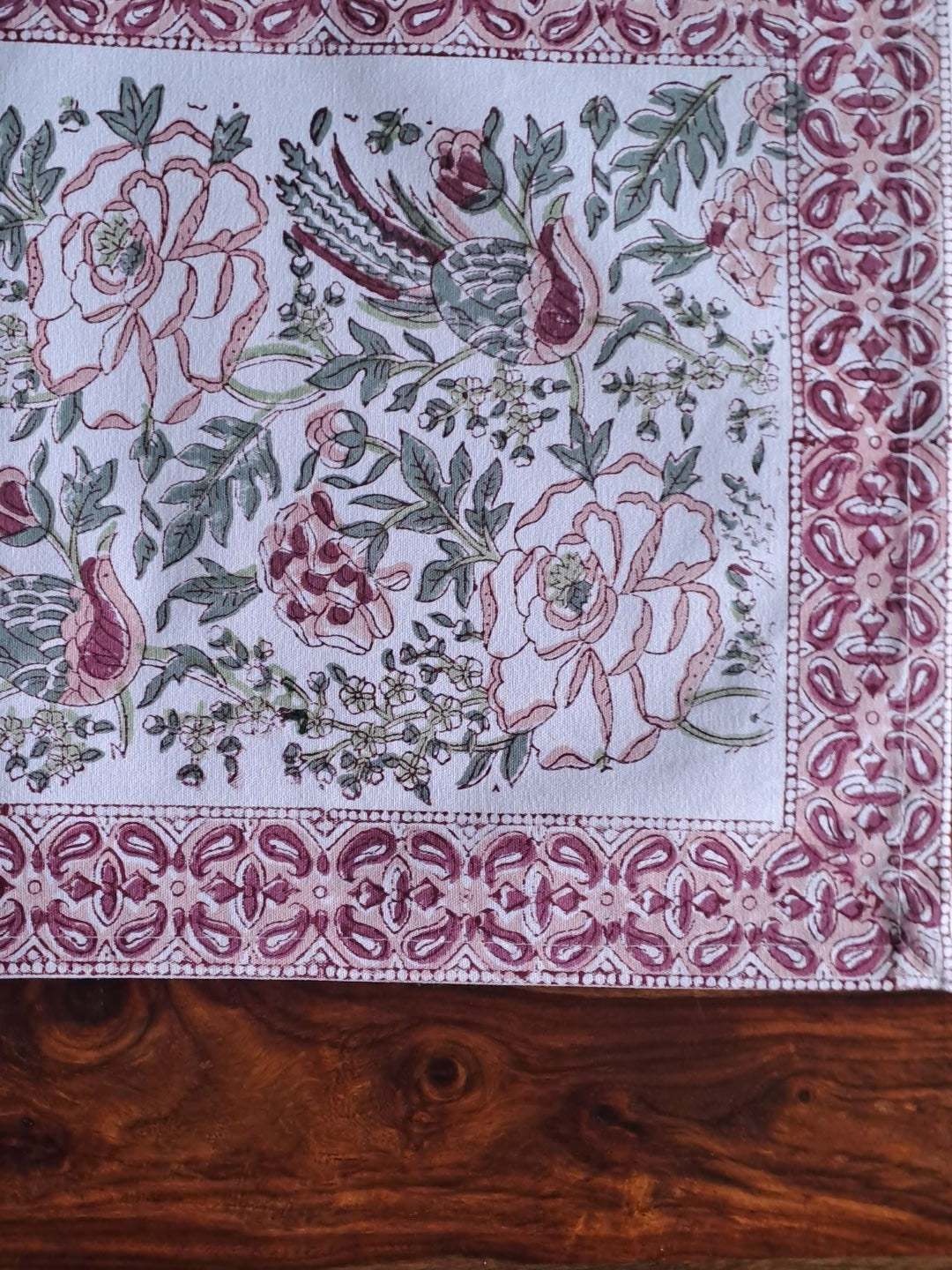 HANDBLOCK PRINT TABLE RUNNER