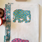 Hand block Print Waffel Towel