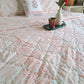 HAND BLOCK PRINT DOUBLE BEDSHEET AND QUILT BEDDING SET