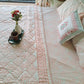HAND BLOCK PRINT DOUBLE BEDSHEET AND QUILT BEDDING SET