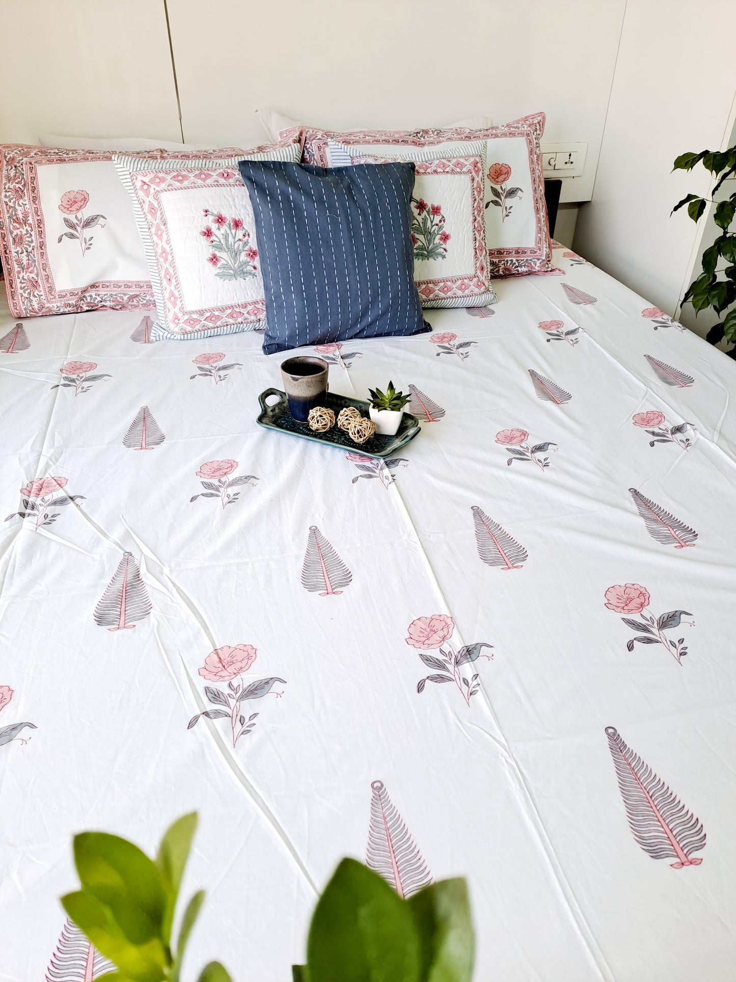 HANDBLOCK PRINT BEDSHEET