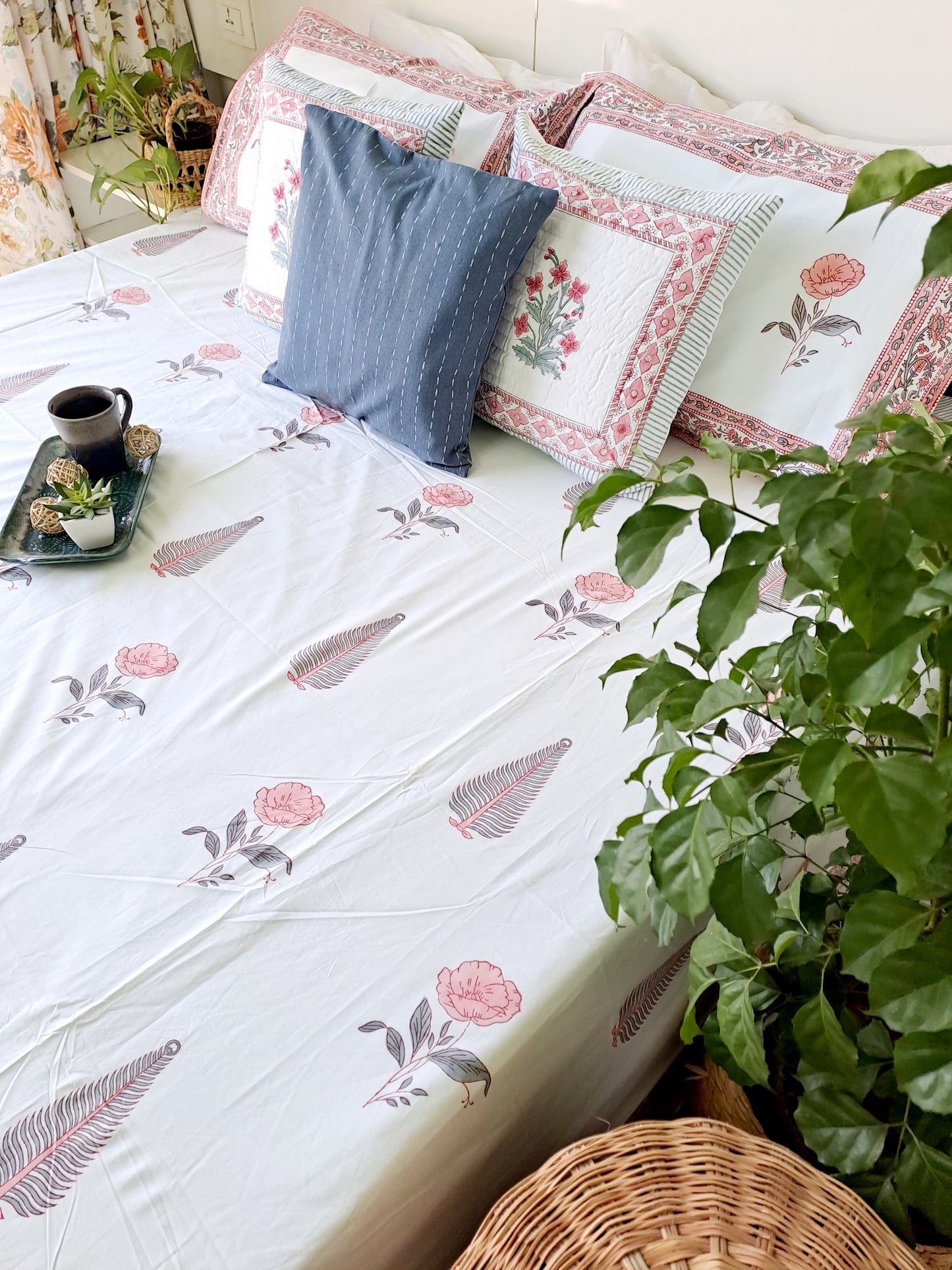 HANDBLOCK PRINT BEDSHEET