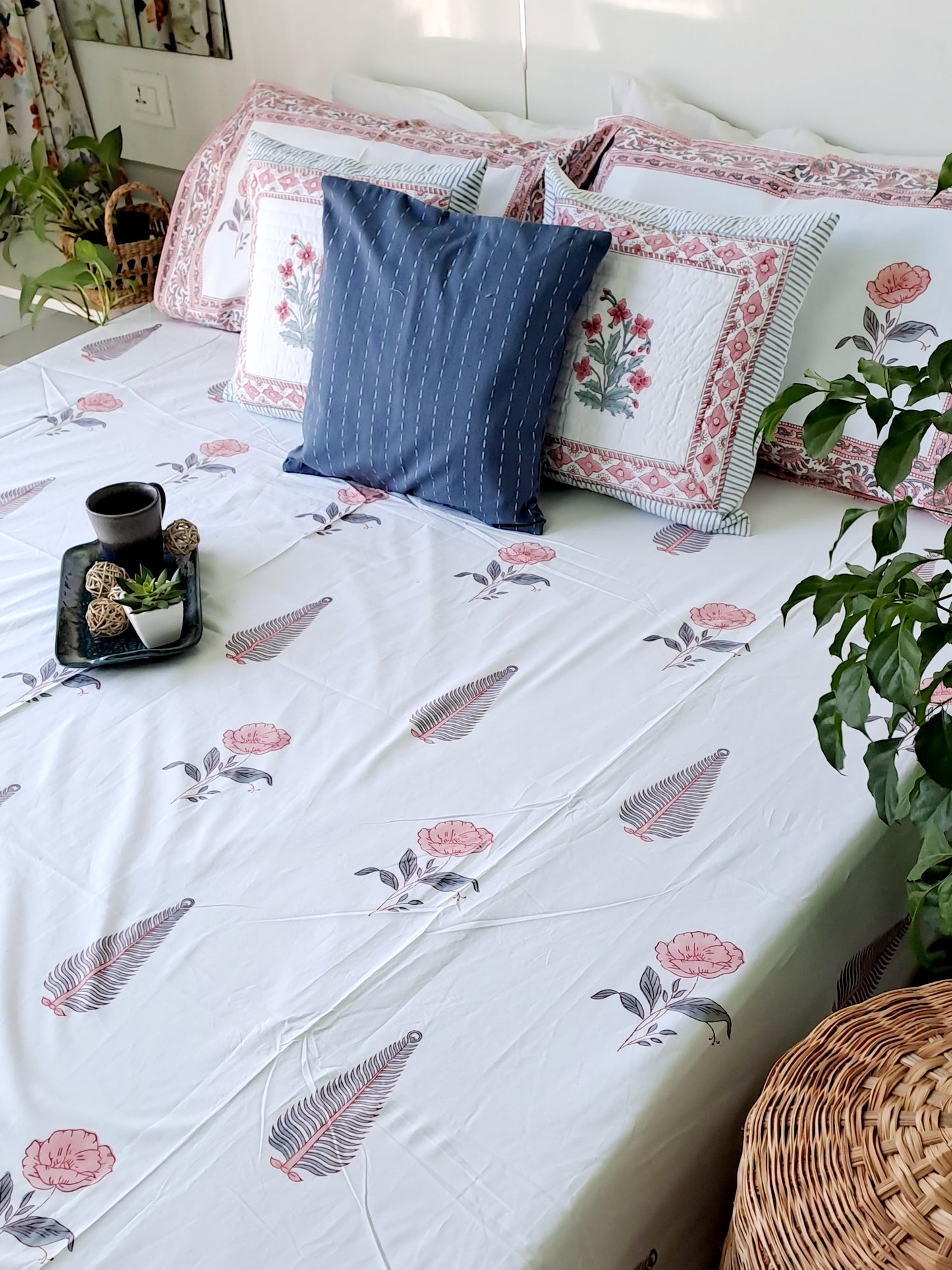 HANDBLOCK PRINT BEDSHEET