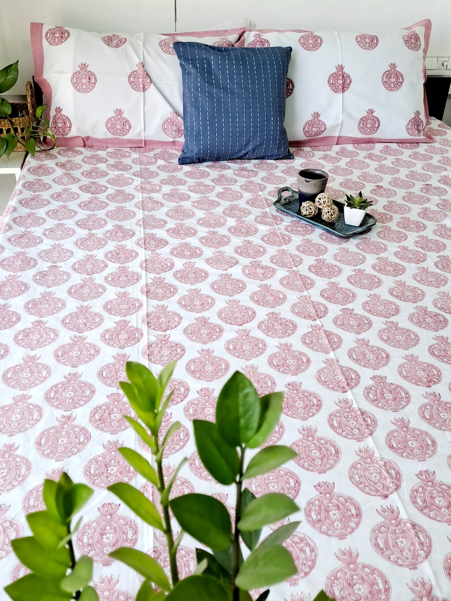 HANDBLOCK PRINT BEDSHEET