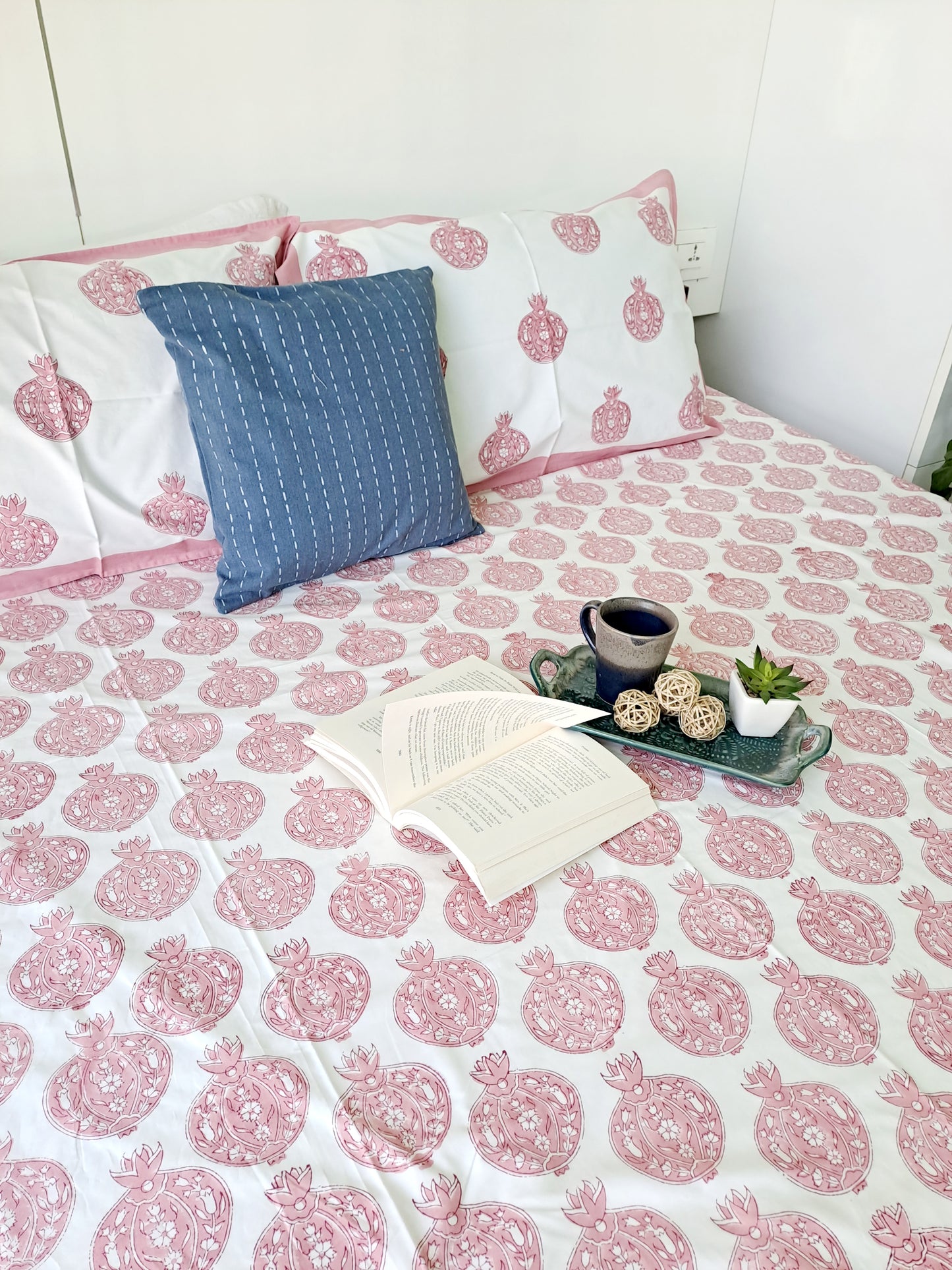 HANDBLOCK PRINT BEDSHEET