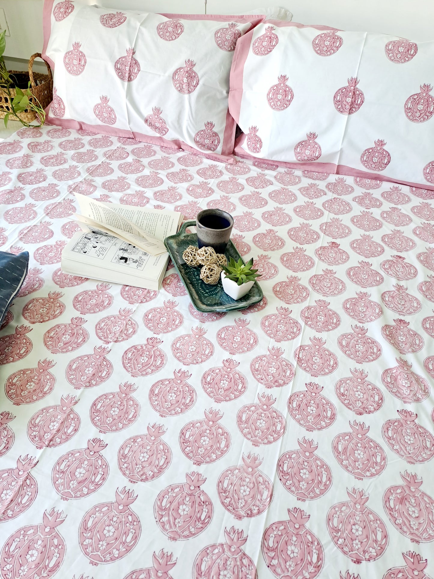 HANDBLOCK PRINT BEDSHEET