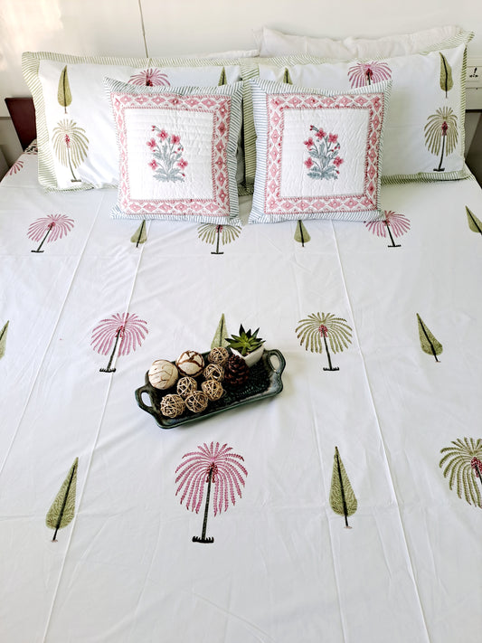 HANDBLOCK PRINT BEDSHEET