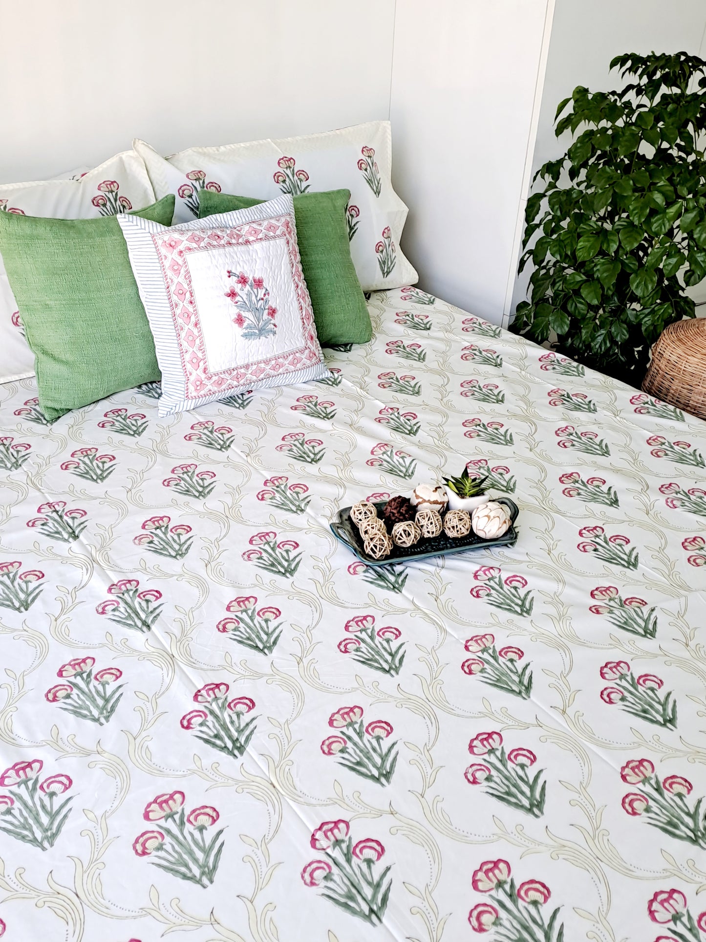 HANDBLOCK PRINT BEDSHEET