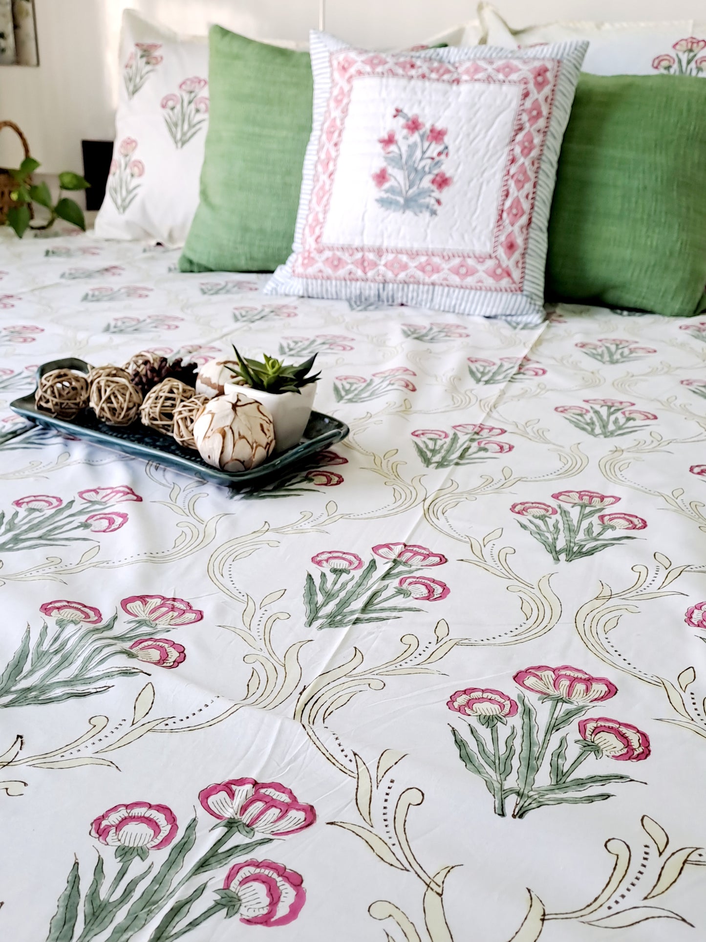 HANDBLOCK PRINT BEDSHEET